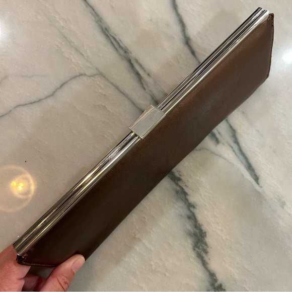 Vintage Chinese Laundry Two-Tone Leather Wallet Clutch – Y2K Era - Picture 2 of 15